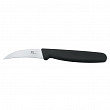 Нож для чистки овощей Коготь  PRO-Line 7 см, пластиковая черная ручка