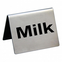 Табличка P.L. Proff Cuisine Milk 5*4 см, сталь фото