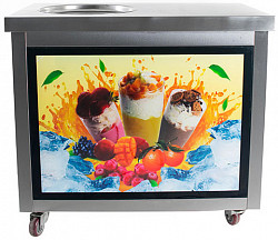 Фризер для жареного мороженого Foodatlas KCB-1Y (световой короб, стол для топпингов) в Москве , фото