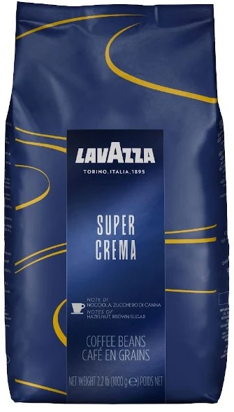 Кофе зерновой Lavazza Super Crema - купить в Кемерово, цена и описание в интернет магазине Вайтгудс | артикул 181463