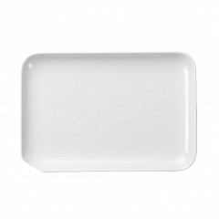 Блюдо прямоугольное с бортом P.L. Proff Cuisine 28,9*20,3*2,3 см White пластик меламин в Москве , фото