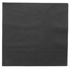 Салфетка бумажная двухслойная Garcia de Pou черная, 40*40 см, 100 шт фото