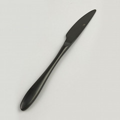 Нож столовый P.L. Proff Cuisine 23,5 см матовый черный PVD Alessi-Black в Москве , фото