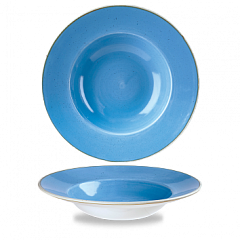 Тарелка для пасты Churchill Stonecast Cornflower Blue SCFSVWBL1 28см 0,47л в Москве , фото