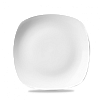 Тарелка мелкая квадратная Churchill 21,5см, X Squared, цвет белый WHSP91 фото