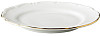 Тарелка мелкая с золотым декором Style Point Maria Theresa 17 см (QB60017) фото