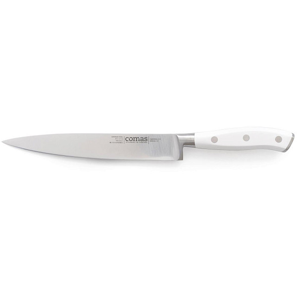 Нож филейный Comas 20 см, L 32 см, нерж. сталь / АБС-пластик, цвет ручки белый, Marble (81109) фото