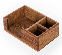 Ящик для сервировки деревянный Luxstahl 230х150х90 мм в Москве , фото