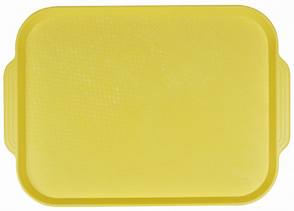 Поднос столовый из полистирола Restola 450х355 мм желтый фото