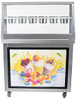 Фризер для жареного мороженого Foodatlas KCB-1F (контейнеры, световой короб, стол для топпингов)
