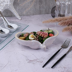 Салатник P.L. Proff Cuisine 120 мл 19*12 см h5,5 см Gray Shell Frutti di Mare (81241237) в Москве , фото