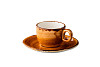 Блюдце универсальное для чайных чашек Style Point Jersey Orange 15 см, цвет оранжевый (QU94555) фото