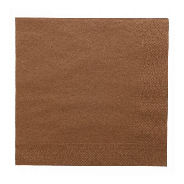 Салфетка бумажная двухслойная Garcia de Pou шоколад, 40*40 см, 100 шт фото