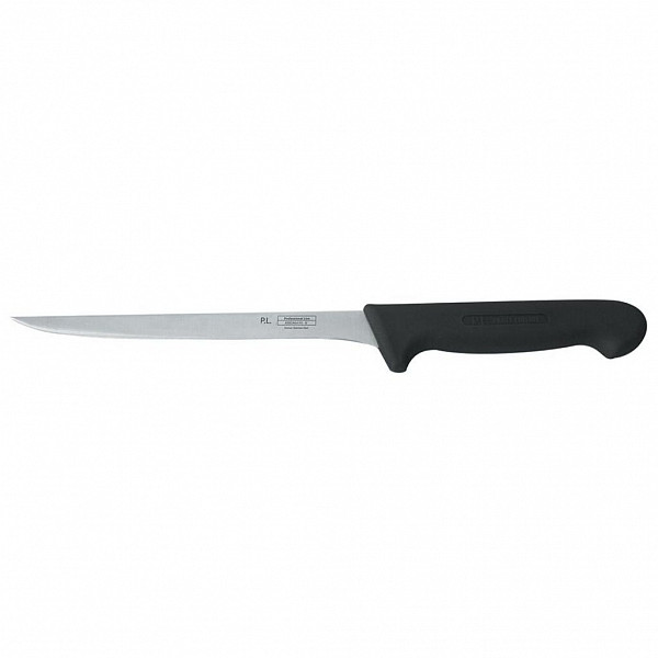 Нож филейный P.L. Proff Cuisine PRO-Line 20 см, черная пластиковая ручка фото
