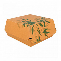 Коробка для бургера Garcia de Pou Feel Green, 12*12*5 см, 50 шт/уп в Москве , фото