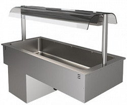 Встраиваемая охлаждаемая ванна с витриной Apach Chef Line LWRSI2SD фото