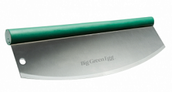 Нож для пиццы, полумесяц, зелёная ручка Big Green Egg ROCPC фото