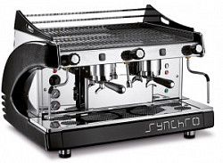 Рожковая кофемашина Royal Synchro 2gr 14l semiautomatic черная фото
