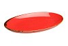 Блюдо овальное Porland 24х19 см фарфор цвет красный Seasons (112124) фото