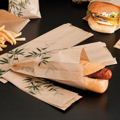 Пакет для сэндвича Garcia de Pou Feel Green 9+4*22 см, жиростойкий пергамент, 500 шт/уп в Москве , фото