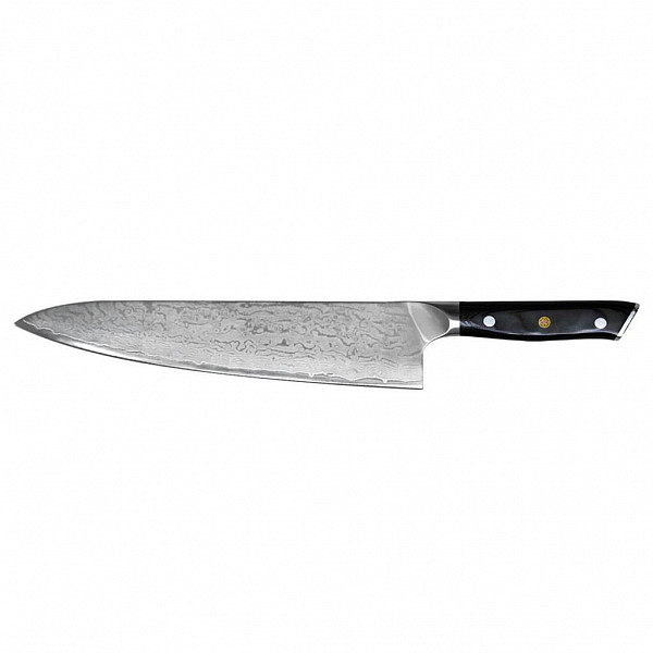 Шеф-нож P.L. Proff Cuisine Premium 20 см, дамасская сталь фото