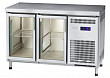 Холодильный стол Abat СХС-70-01 неохлаждаемая столешница без борта (дверь-стекло, дверь-стекло)
