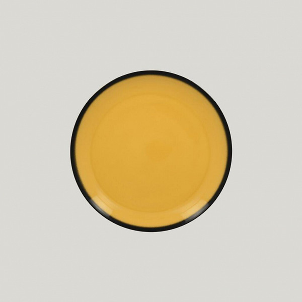 Тарелка круглая RAK Porcelain LEA Yellow 27 см (желтый цвет) фото