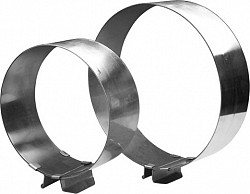 Форма для выпечки разъемная Regent Кольцо раздвижное 160х300/65 мм, нержавеющая сталь фото