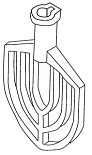 Лопатка для миксера планетарного Eksi серии EJ, модель EJ-25BF