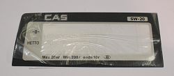 Наклейка на индикатор Cas для SW-20 в Москве , фото