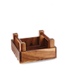 Поднос деревянный Ящик Churchill 20х20см h10см Buffet Wood ZCAWSQRC1 фото