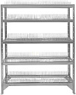 Стеллаж решетчатый для тарелок Hessen СТ-1,6*16/5 (оц)