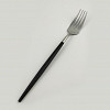 Вилка столовая P.L. Proff Cuisine 22,5 см ручка матовый черный PVD Lounge фото