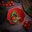 Салатник Casa di Fortuna d 12,5 см h 4,2 см, Tomato (CDF TM05)