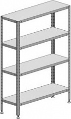 Стеллаж со сплошными полками Марихолодмаш С-4-0,6/0,95/1,8 фото
