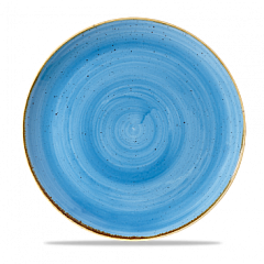 Тарелка мелкая круглая Churchill Stonecast Cornflower Blue SCFSEV111 28,8см, без борта фото