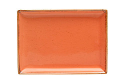 Блюдо прямоугольное Porland 18х13 см фарфор цвет оранжевый Seasons (358819) в Москве , фото