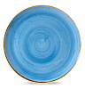 Тарелка мелкая круглая Churchill Stonecast Cornflower Blue SCFSEV121 32,4см, без борта фото