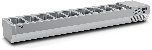 Холодильная витрина для ингредиентов Полюс A30 SM 1,9 (VTi4-G (GN1/4)) фото
