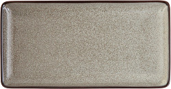 Тарелка без рима прямоугольная Fortessa 23x12 см, Ston grey, World of Colours (D740.273.0000) в Москве , фото