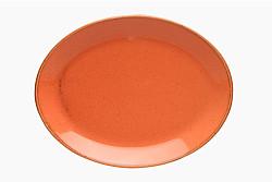 Блюдо овальное Porland 31х24 см фарфор цвет оранжевый Seasons (112131) в Москве , фото