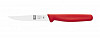 Нож для чистки овощей Icel 10см с волнистым лезвием JUNIOR красный 24400.5304000.100 фото