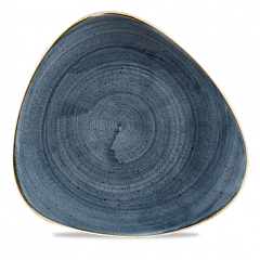 Тарелка мелкая треугольная Churchill Stonecast Blueberry SBBSTR101 фото