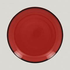 Тарелка круглая RAK Porcelain LEA Red 27 см (красный цвет) в Москве , фото