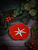 Тарелка Casa di Fortuna d 21 см h 2,3 см, Tomato (CDF TM02) фото