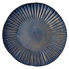 Тарелка мелкая Style Point Stone d 28,5 см, цвет синий, Q Authentic (QU83334) в Москве , фото
