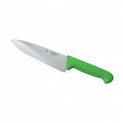 Шеф-нож P.L. Proff Cuisine PRO-Line 20 см, зеленая пластиковая ручка в Москве , фото