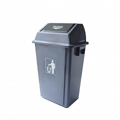 Контейнер для мусора с качающейся крышкой P.L. Proff Cuisine 40 л, PP, 41*27,5*61 см фото