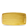 Блюдо сервировочное Churchill Stonecast Mustard Seed Yellow SMSSOP141 фото