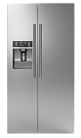 Холодильник side-by-side Ilve ILVE RT 9020 SBS/BK глянцевый черный (сатин.сталь)